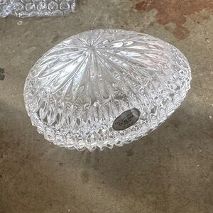Gorham Clear Crystal Oval Box